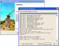 Mailing List Wizard screenshot